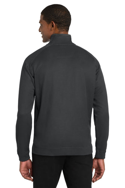 Iron Gry/Black Port Authority Vertical Texture 1/4-Zip Pullover. K805