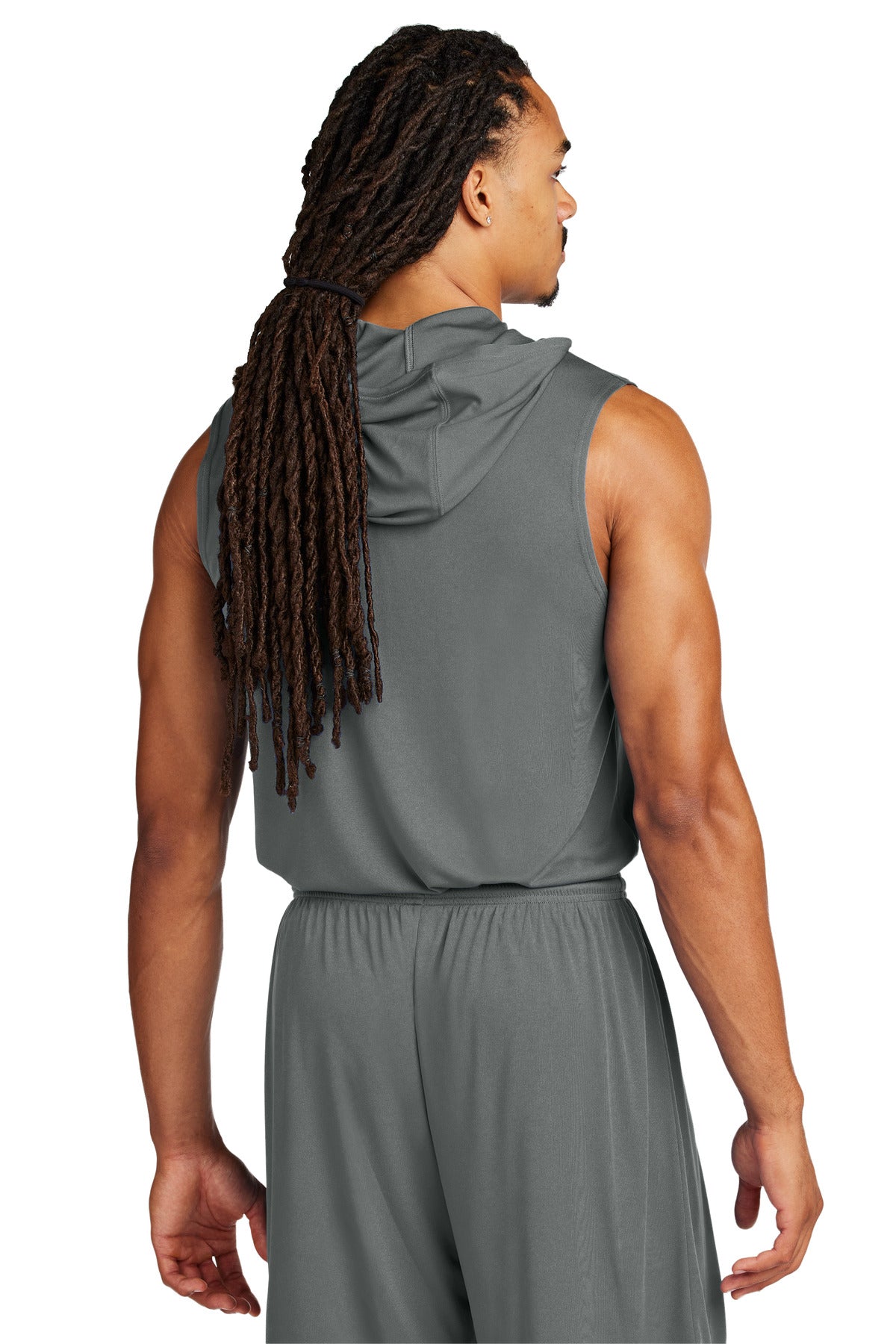 IronGrey Sport-Tek Competitor Sleeveless Hoodie ST352H