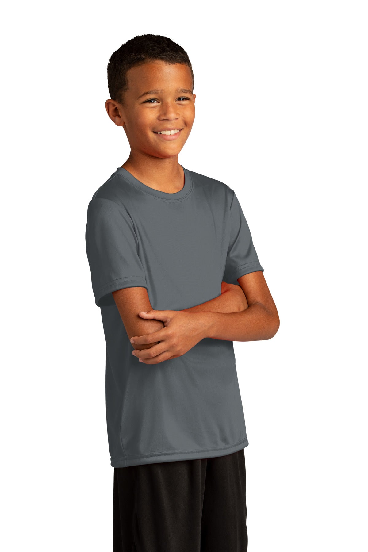 IronGrey Sport-Tek Youth PosiCharge Re-Compete Tee YST720