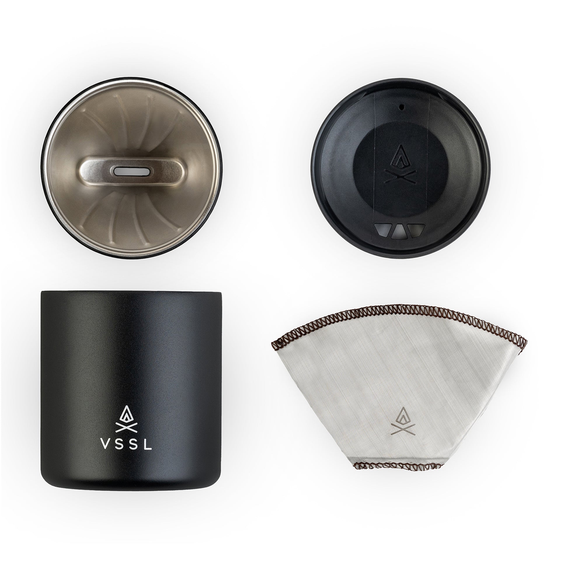 Black VSSL Nest Pour Over Set