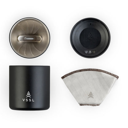 Black VSSL Nest Pour Over Set