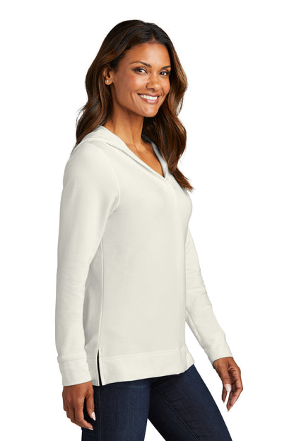 IvoryChiff Port Authority Women's Microterry Pullover Hoodie LK826