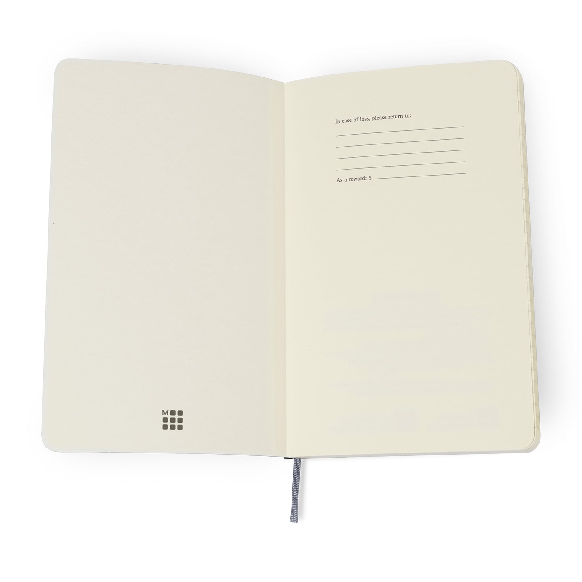 Midnight Slate Moleskine® Precious & Ethical Vegan Soft Cover Ruled Large Notebook