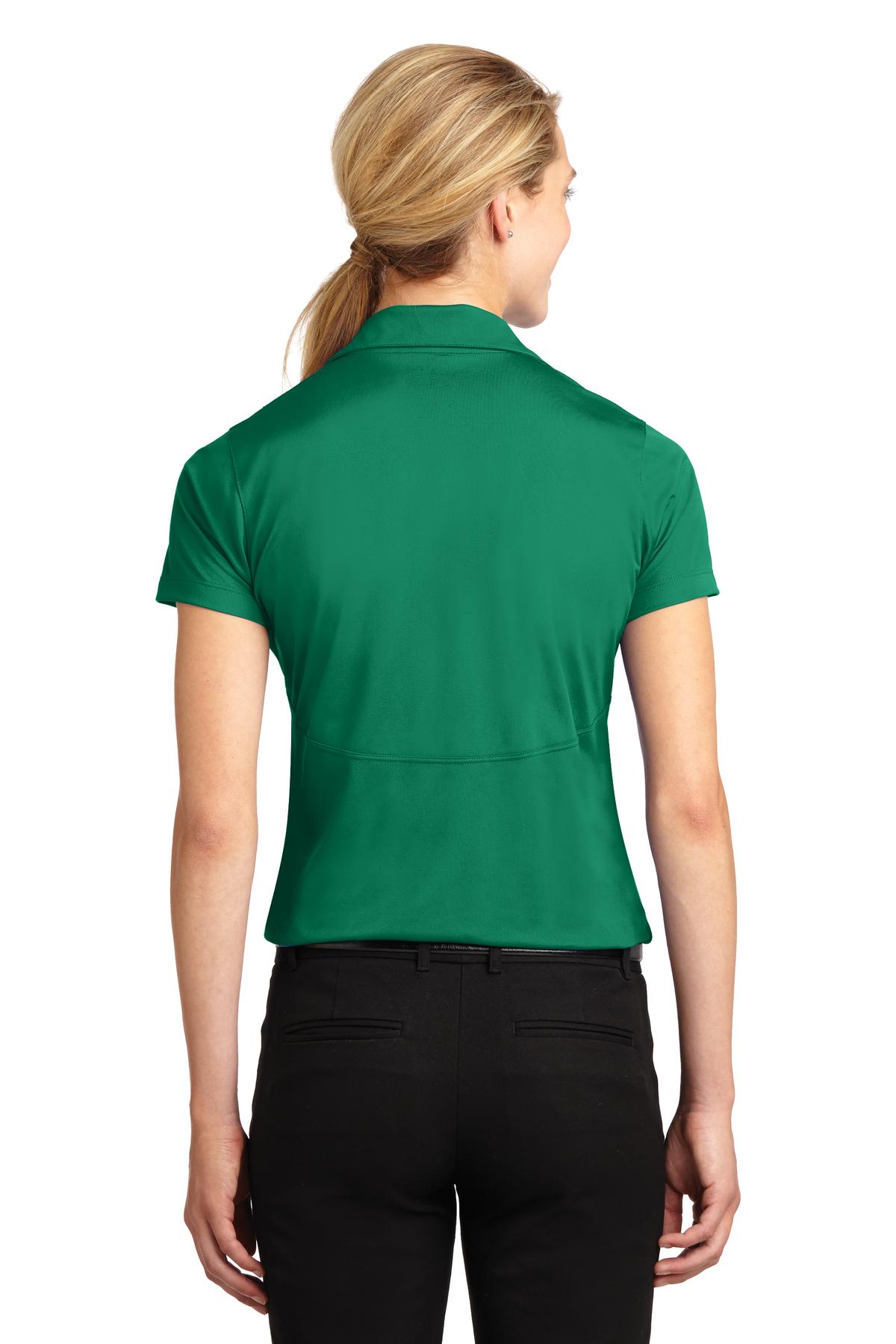 Kelly Green Sport-Tek Women's Micropique Sport-Wick Polo. LST650