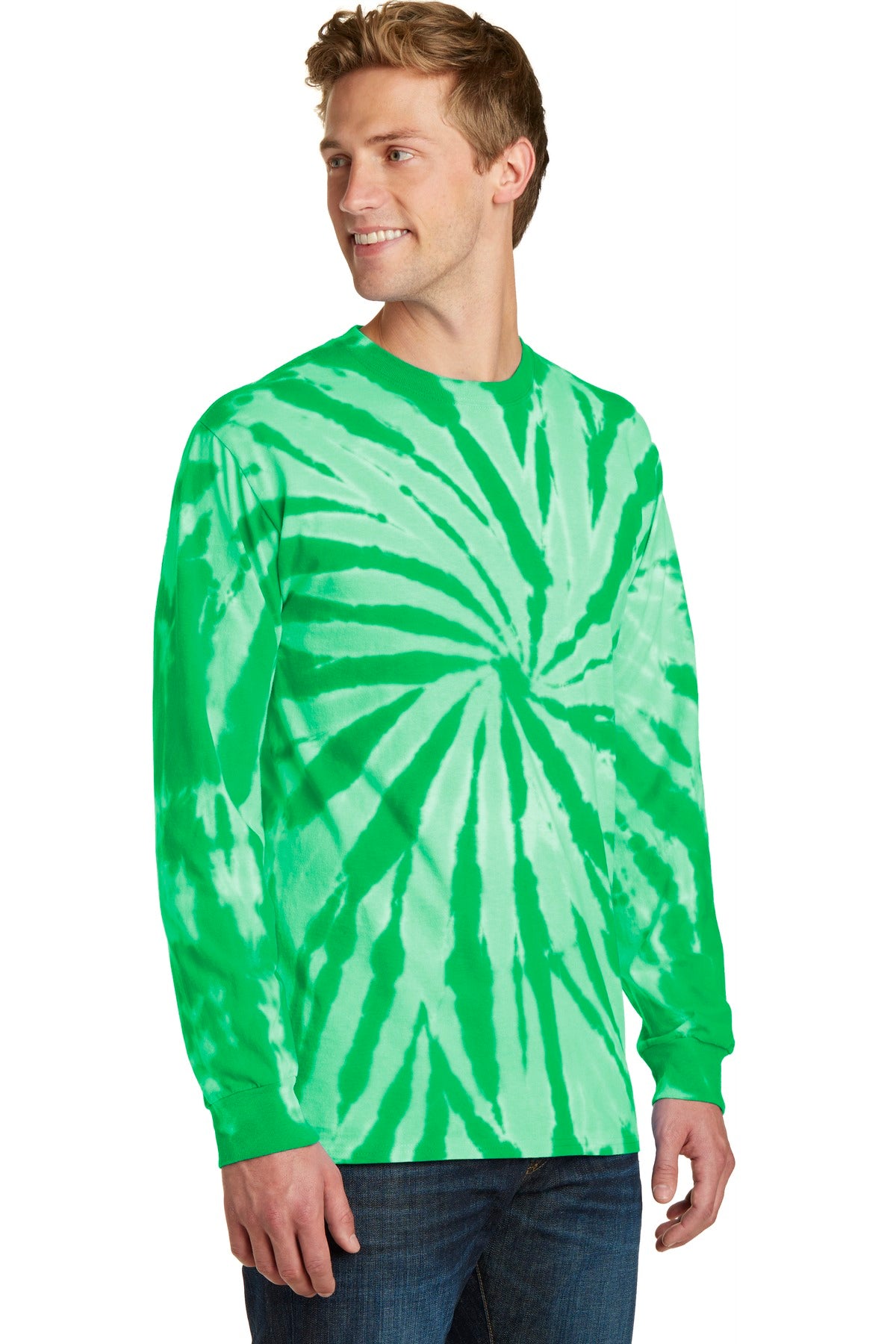 Kelly Port & Company Tie-Dye Long Sleeve Tee. PC147LS