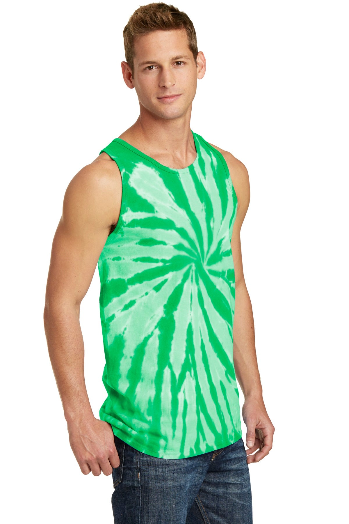Kelly Port & Company Tie-Dye Tank Top. PC147TT