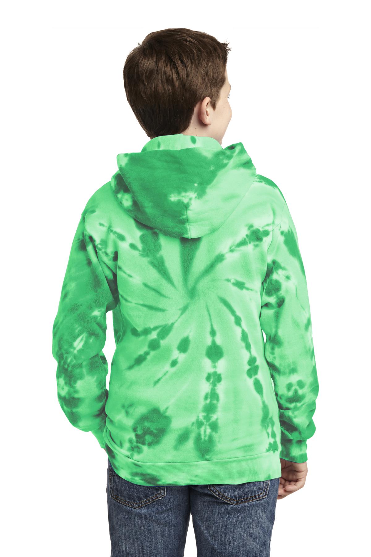 Kelly Port & Company Youth Tie-Dye Pullover Hooded Sweatshirt. PC146Y