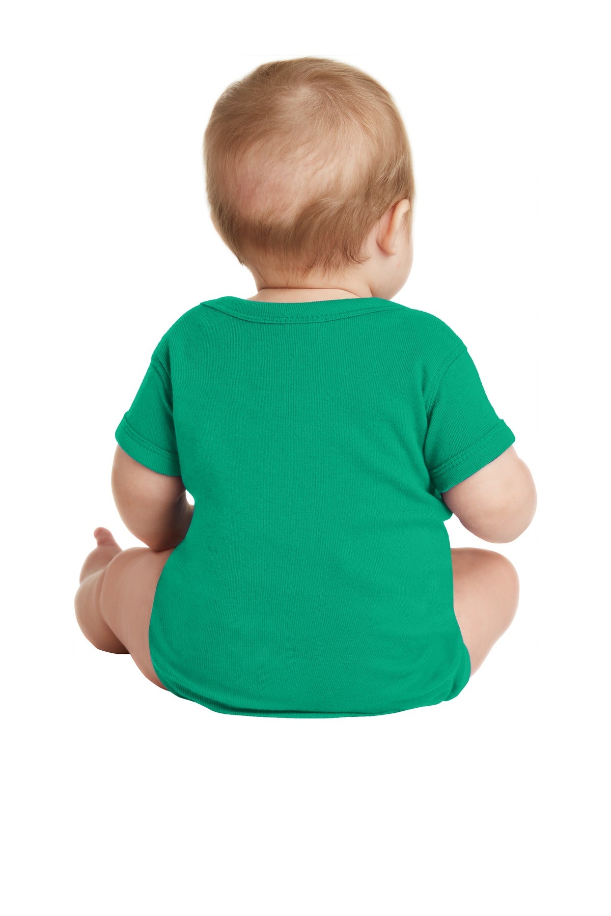 Kelly Rabbit Skins Infant Short Sleeve Baby Rib Bodysuit. RS4400