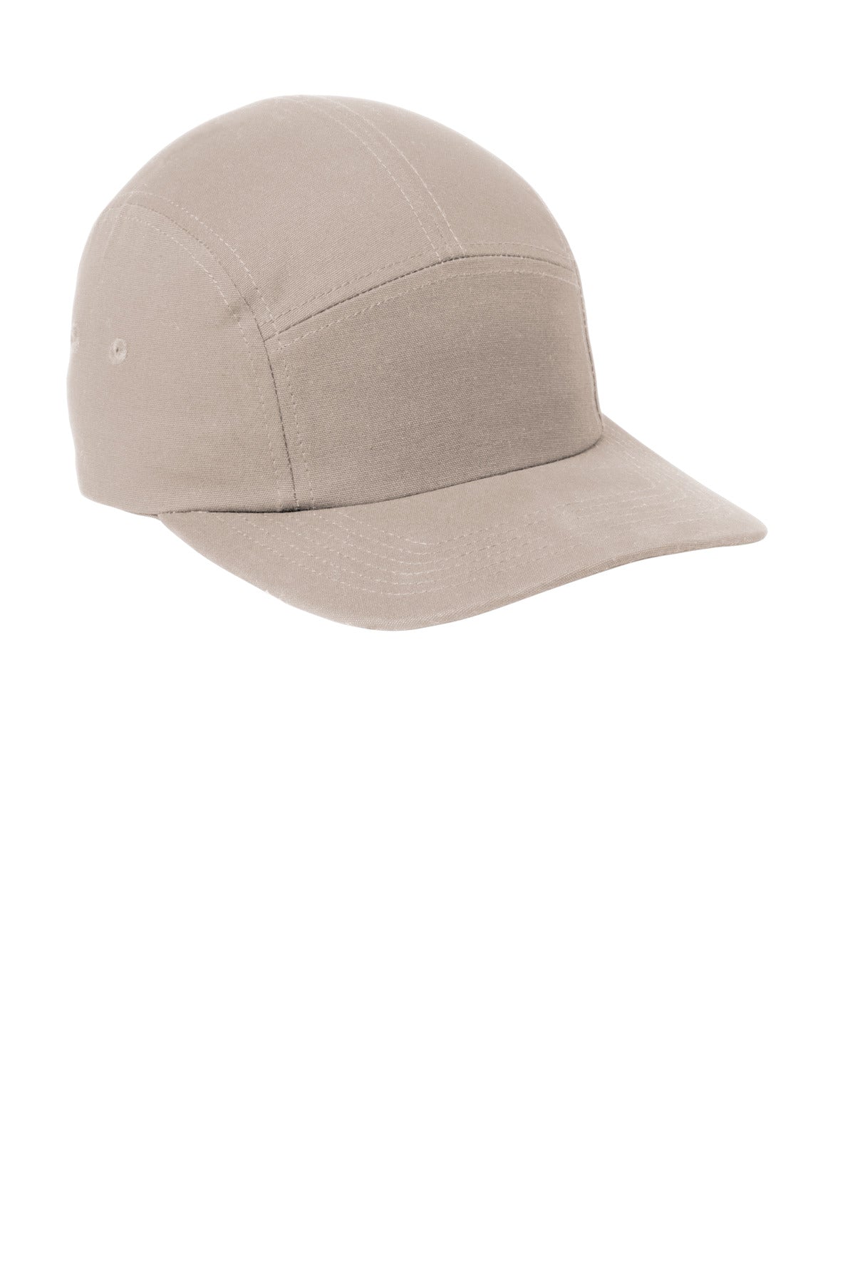Khaki Port Authority Brushed Cotton Camper Cap C970