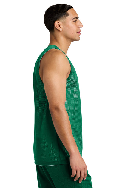KllyGr/Wht Sport-Tek PosiCharge Reversible Mesh Tank ST5000