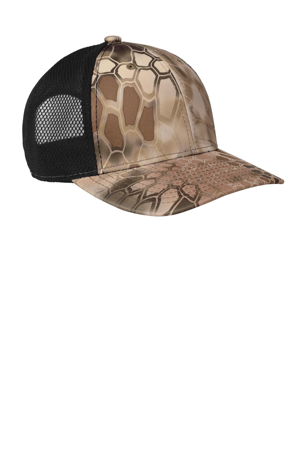 Krypt Highl/Bk Port Authority Performance Camouflage Mesh Back Snapback Cap C892
