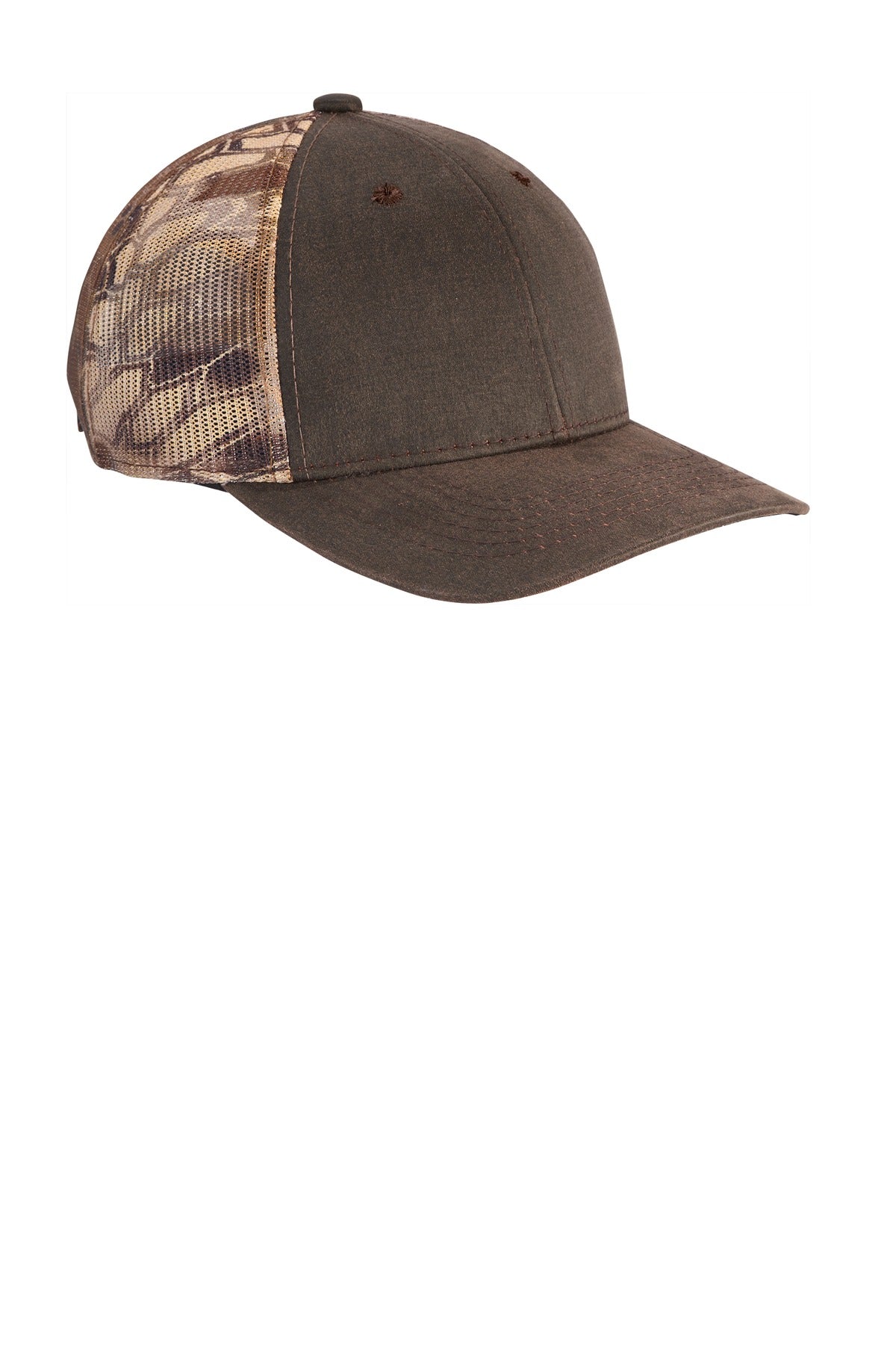 Krypt Hlndr/Bn Port Authority Pigment Print Camouflage Mesh Back Cap C891