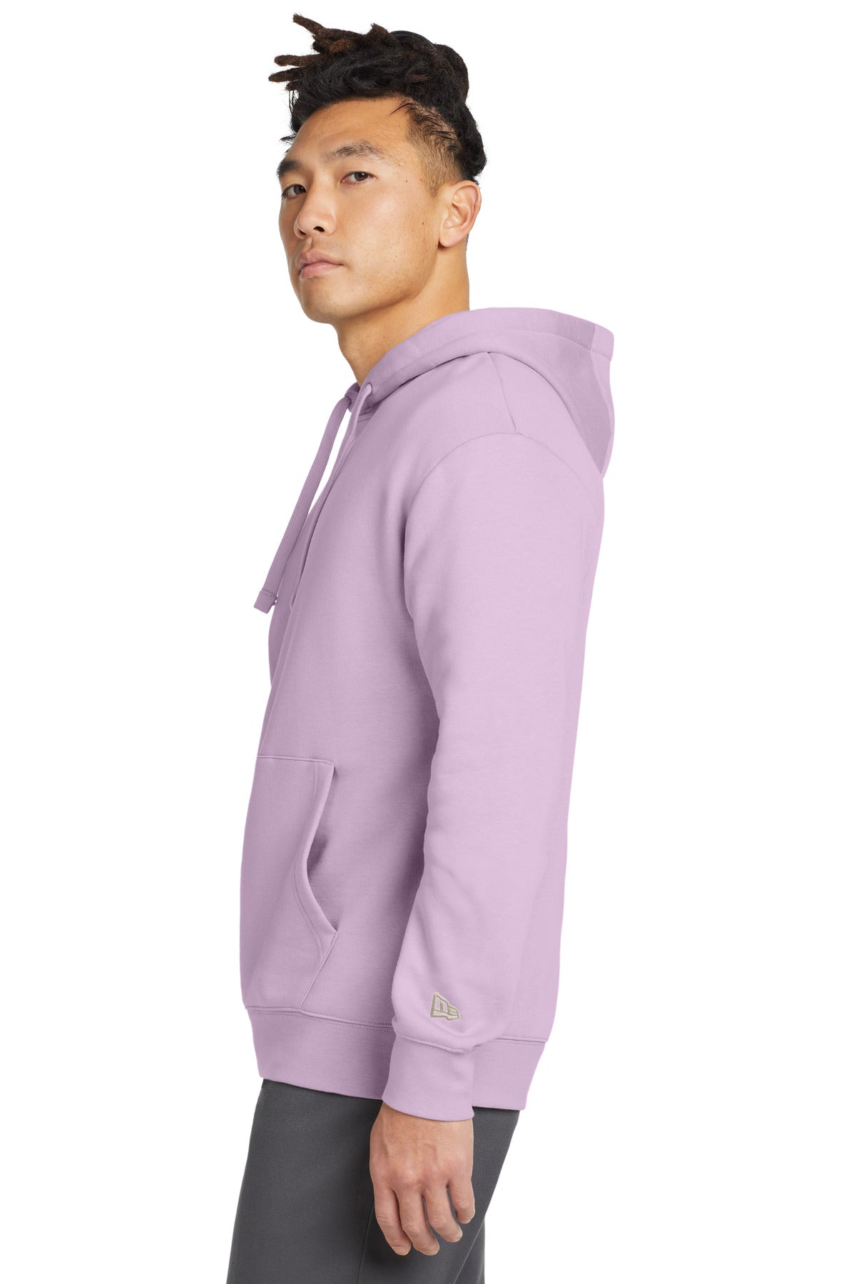 Lavender New Era Heritage Fleece Pullover Hoodie NEA525