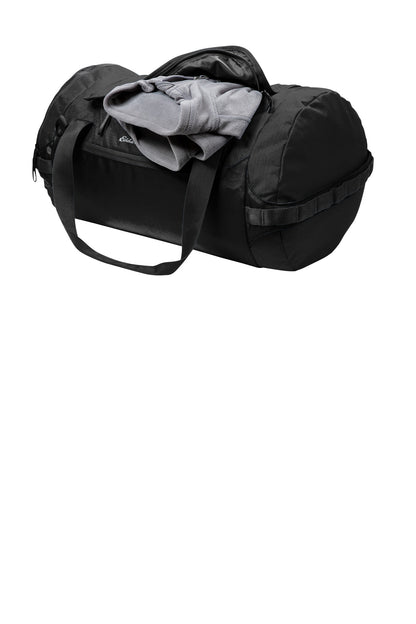Left View of Black Eddie Bauer Tour Duffel EB905