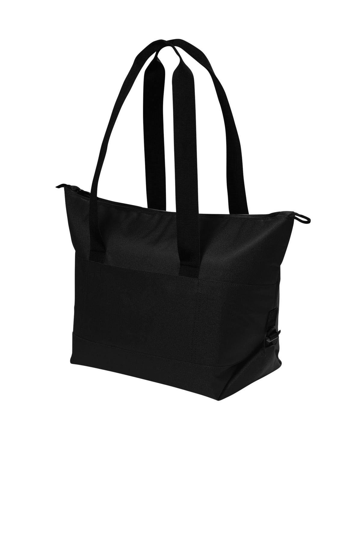 Left View of Black Port Authority 18-Can Collapsible Cooler BG516