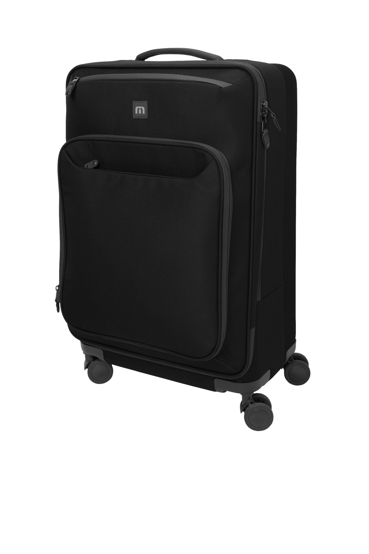 Left View of Black TravisMathew Quad Checked Spinner TMB401