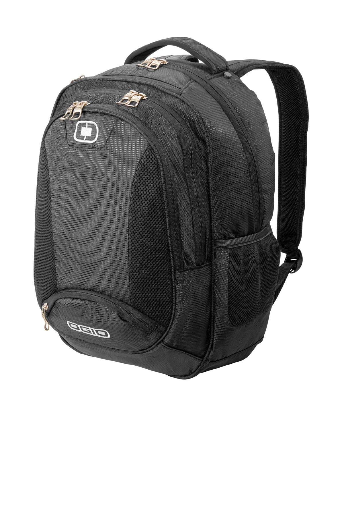 Left View of Black/Silver OGIO - Bullion Pack. 411064