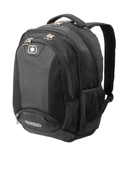 Left View of Black/Silver OGIO - Bullion Pack. 411064