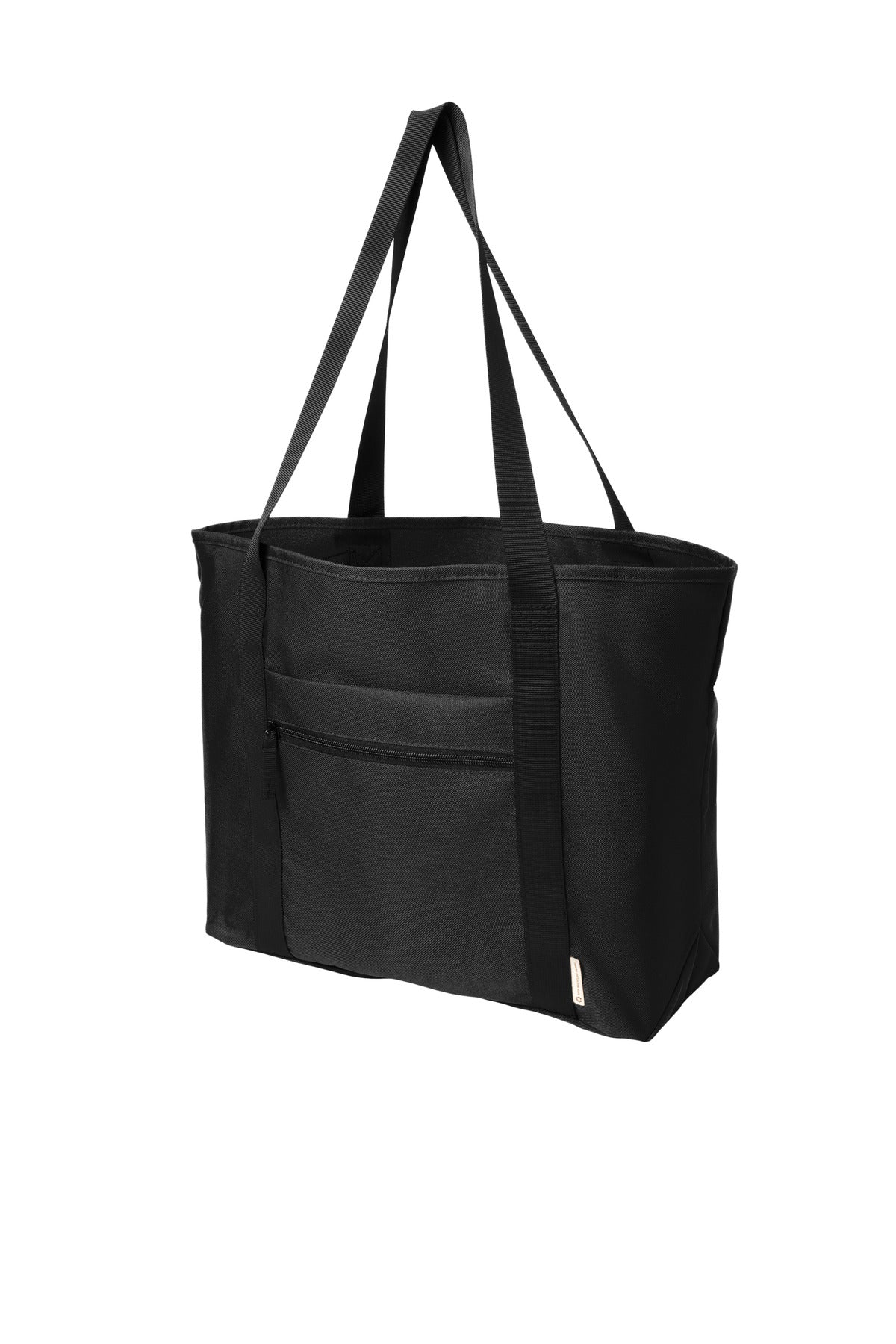 Left View of DeepBlack Port Authority C-FREE Recycled Tote BG470