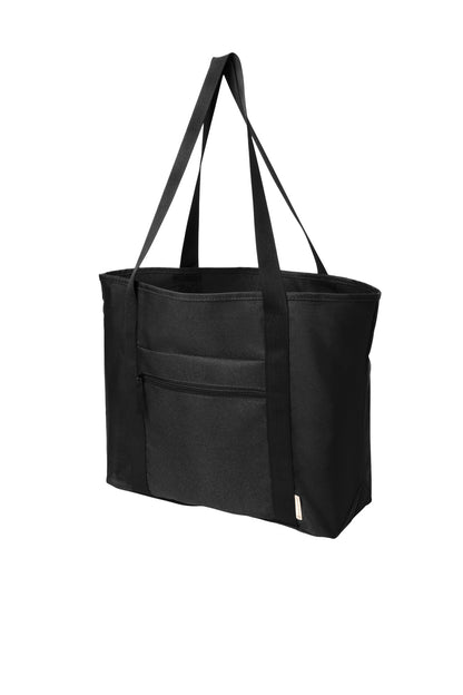 Left View of DeepBlack Port Authority C-FREE Recycled Tote BG470