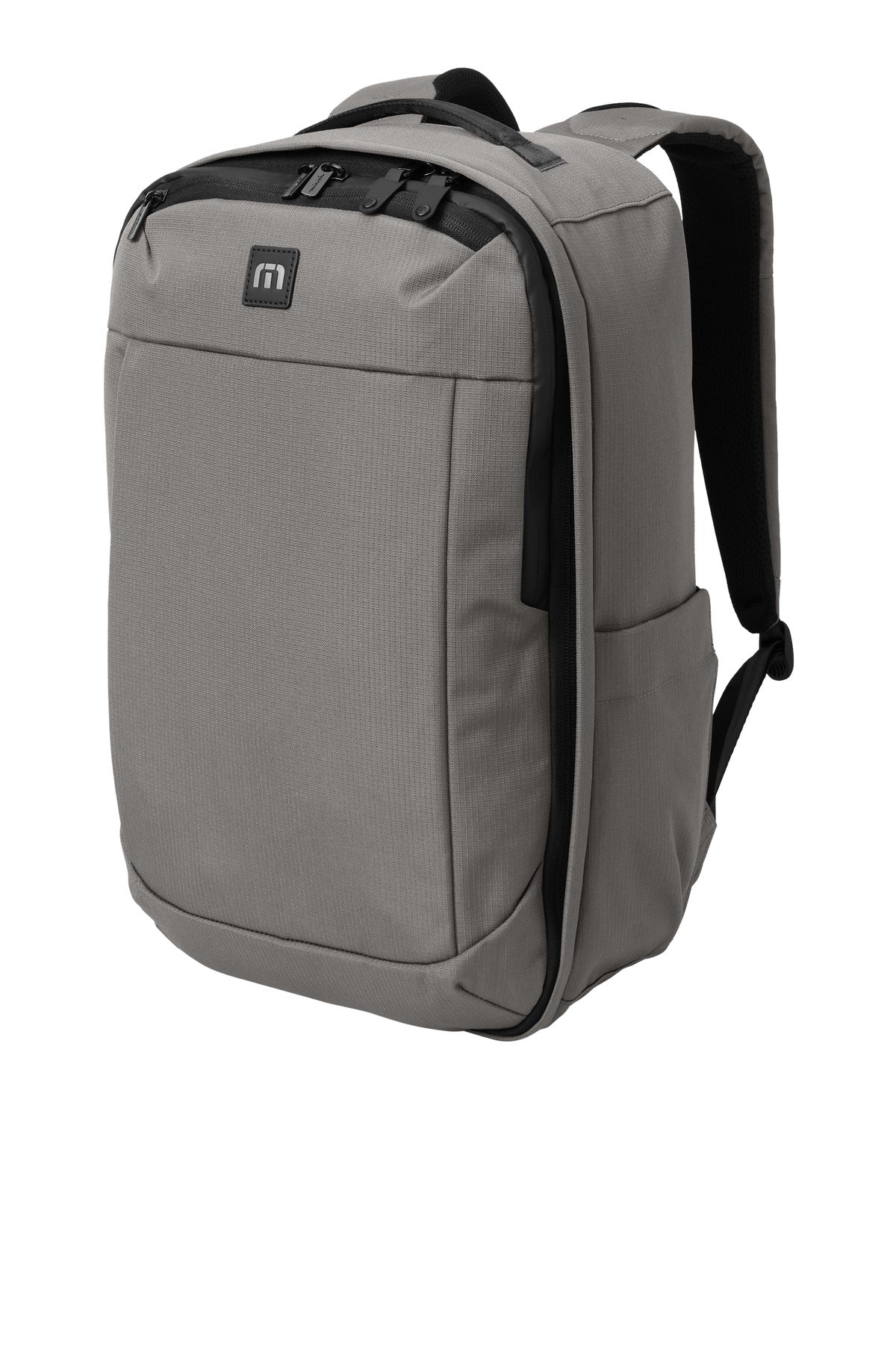 Left View of Graphite TravisMathew Lateral Convertible Backpack TMB106