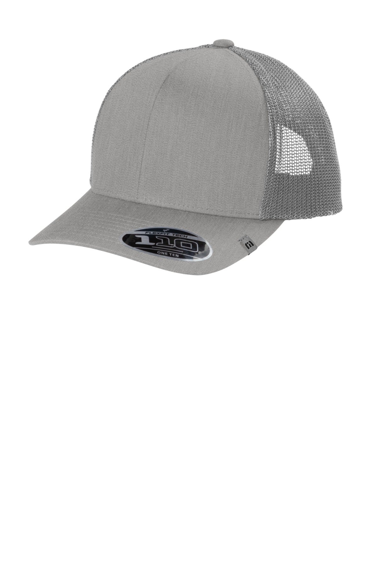 Left View of HthrGrey TravisMathew Cruz Trucker Cap. TM1MU423