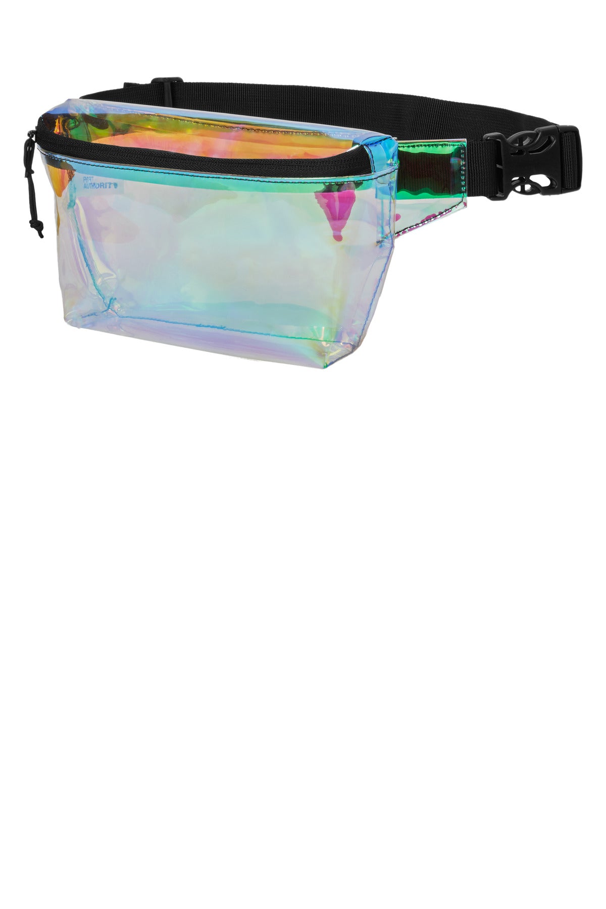 Left View of Irdscnt/Bk Port Authority Clear Hip Pack BG930