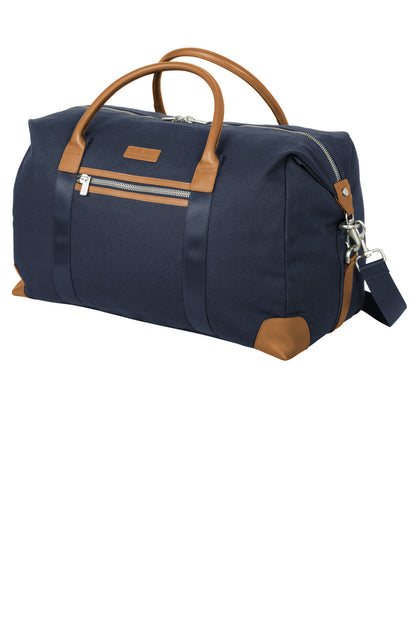 Left View of NavyBlazer Brooks Brothers Wells Duffel BB18880