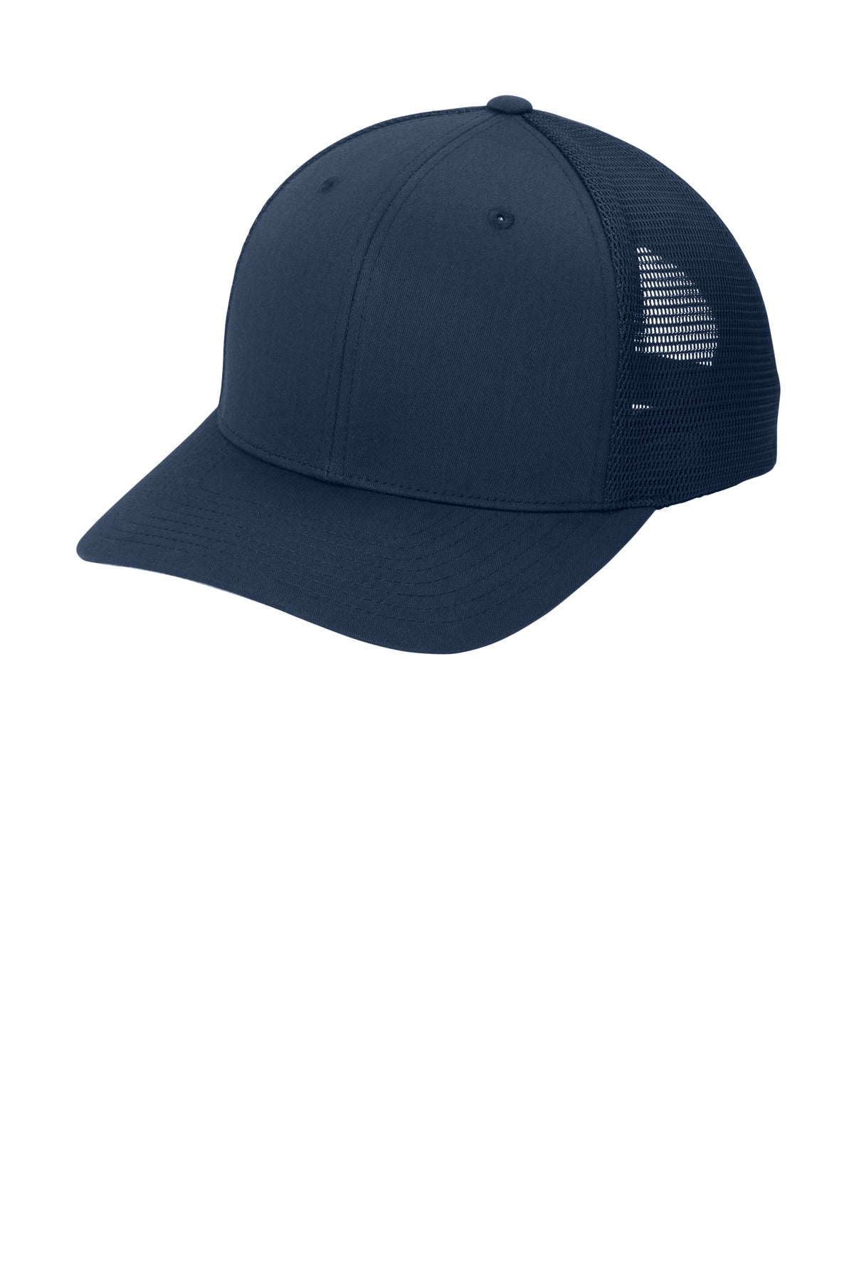 Left View of TrNv/TrNv Port Authority Flexfit 110 Mesh Cap C110
