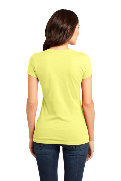 Lemon Yellow District Women's Fitted Very Important Tee . DT6001