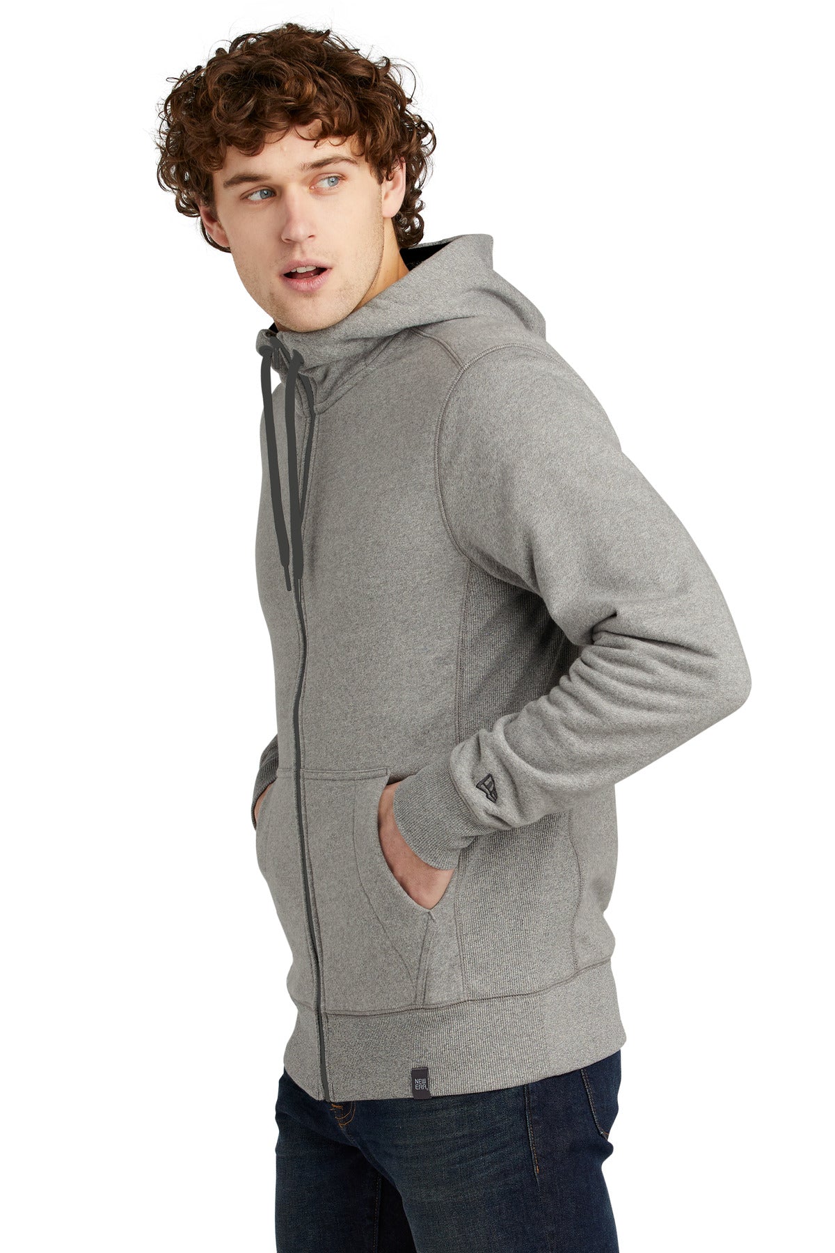 Light Graph Tw New Era French Terry Full-Zip Hoodie. NEA502