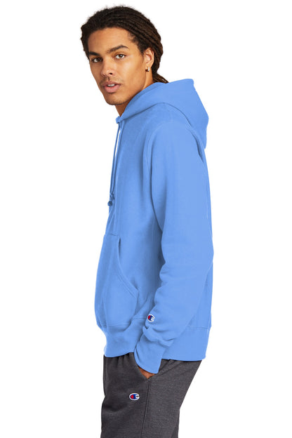 LightBlue Champion Reverse Weave Hooded Sweatshirt S101