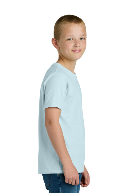 LightBlue Next Level Apparel Youth Cotton Tee NL3310