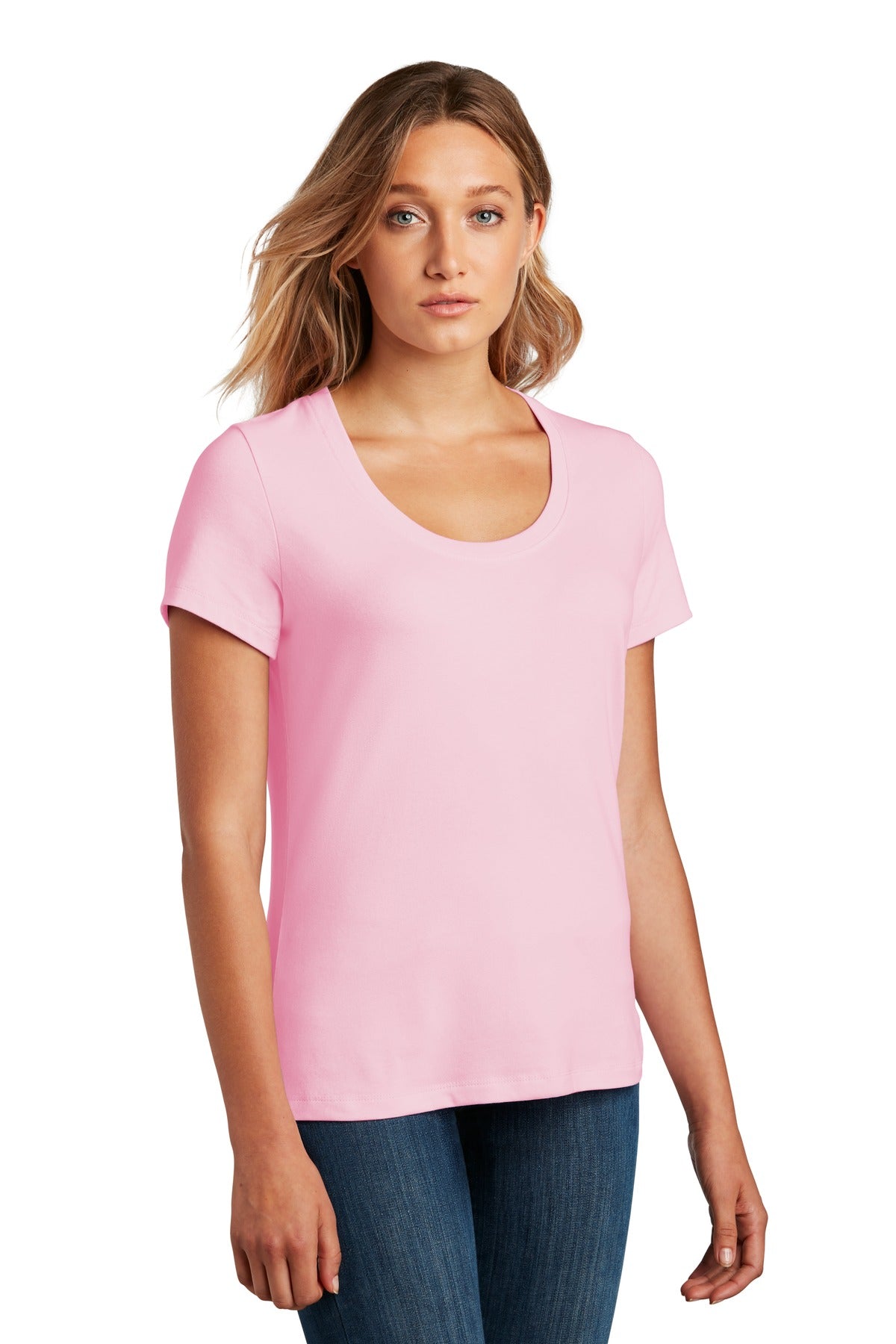 Lilac District Women's Flex Scoop Neck Tee DT7501