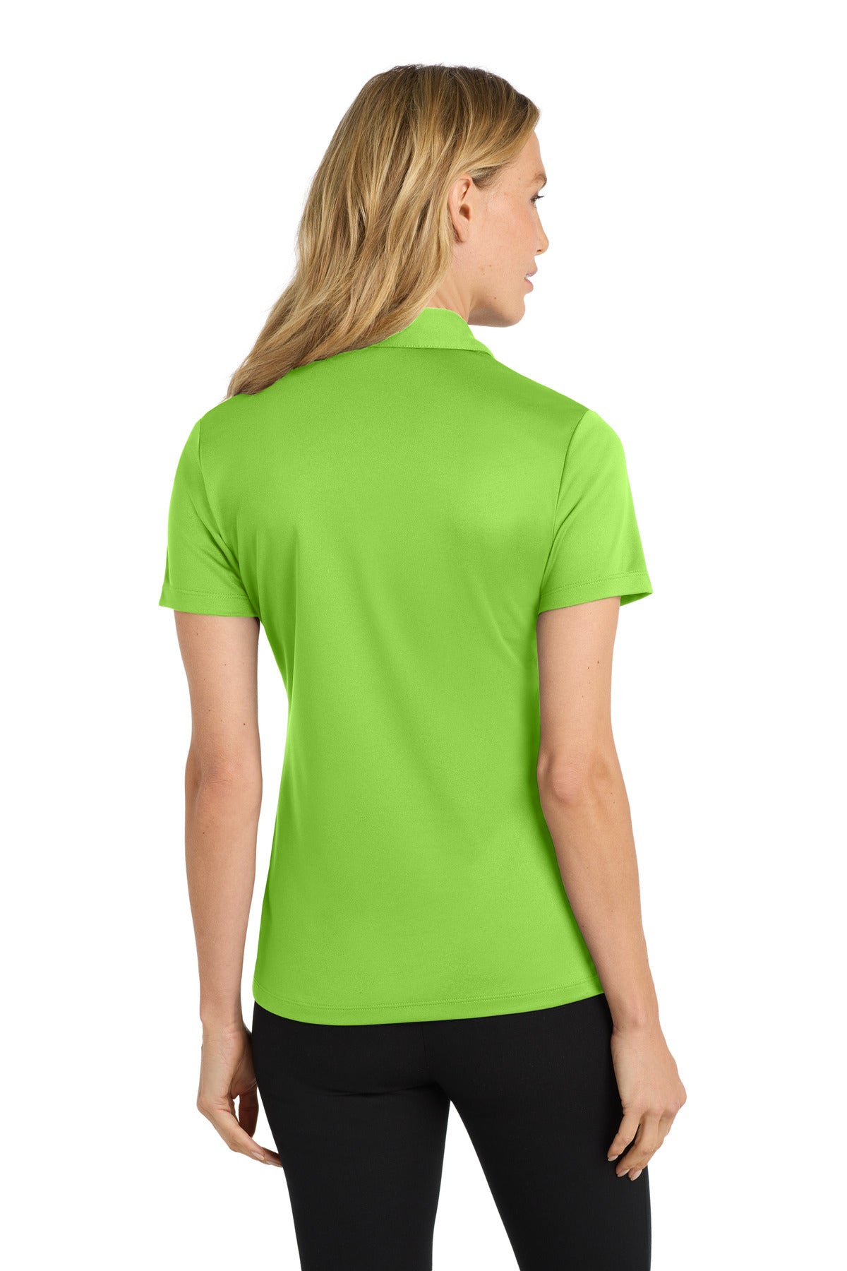 Lime Port Authority Women's Silk Touch Performance Polo. L540