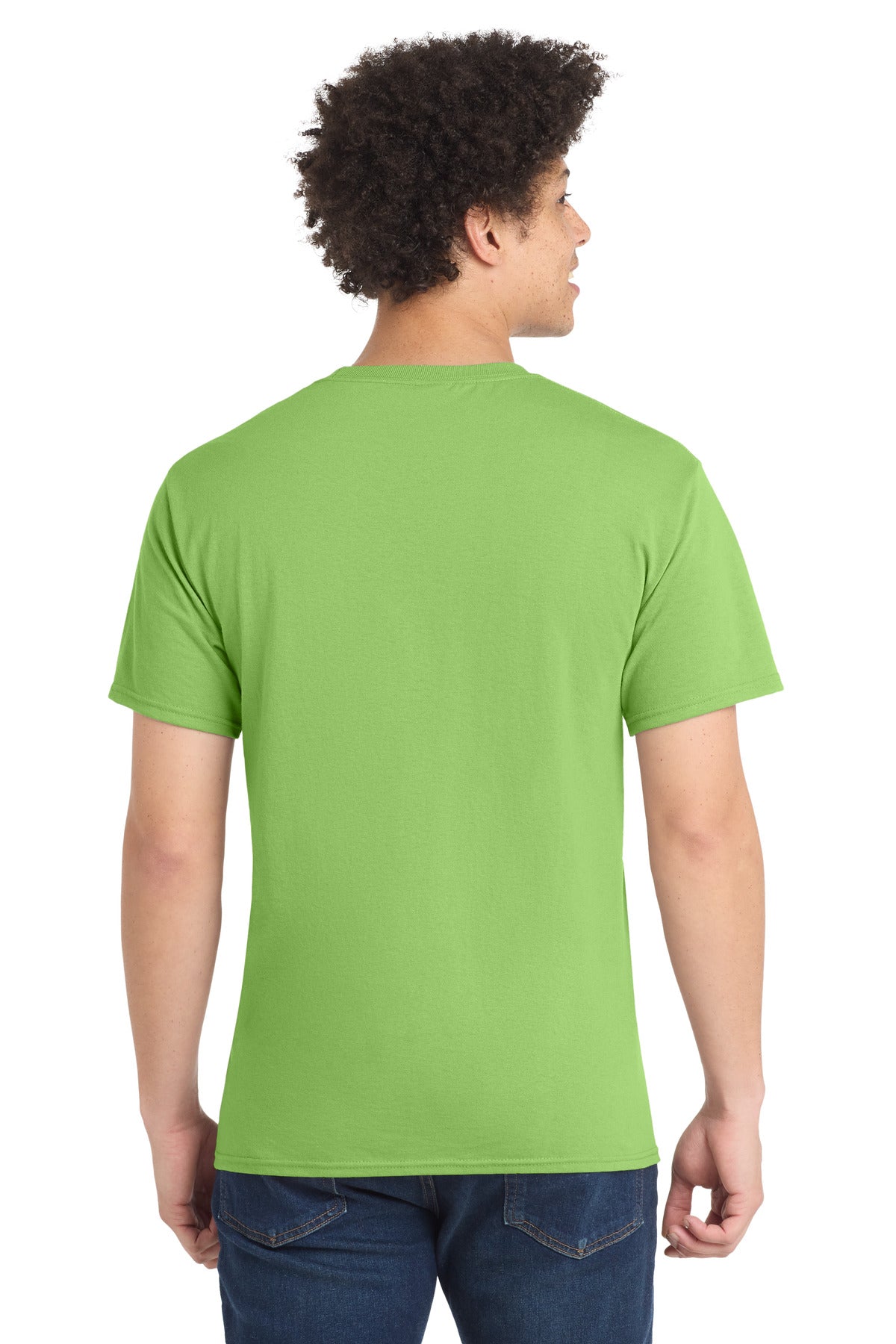 Lime Port & Company Tall Core Blend Tee. PC55T