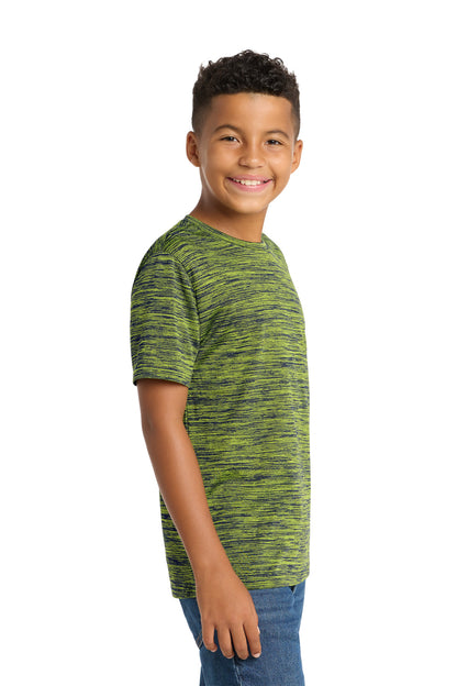 Lime Sh-T Ny E Sport-Tek Youth PosiCharge Electric Heather Tee. YST390