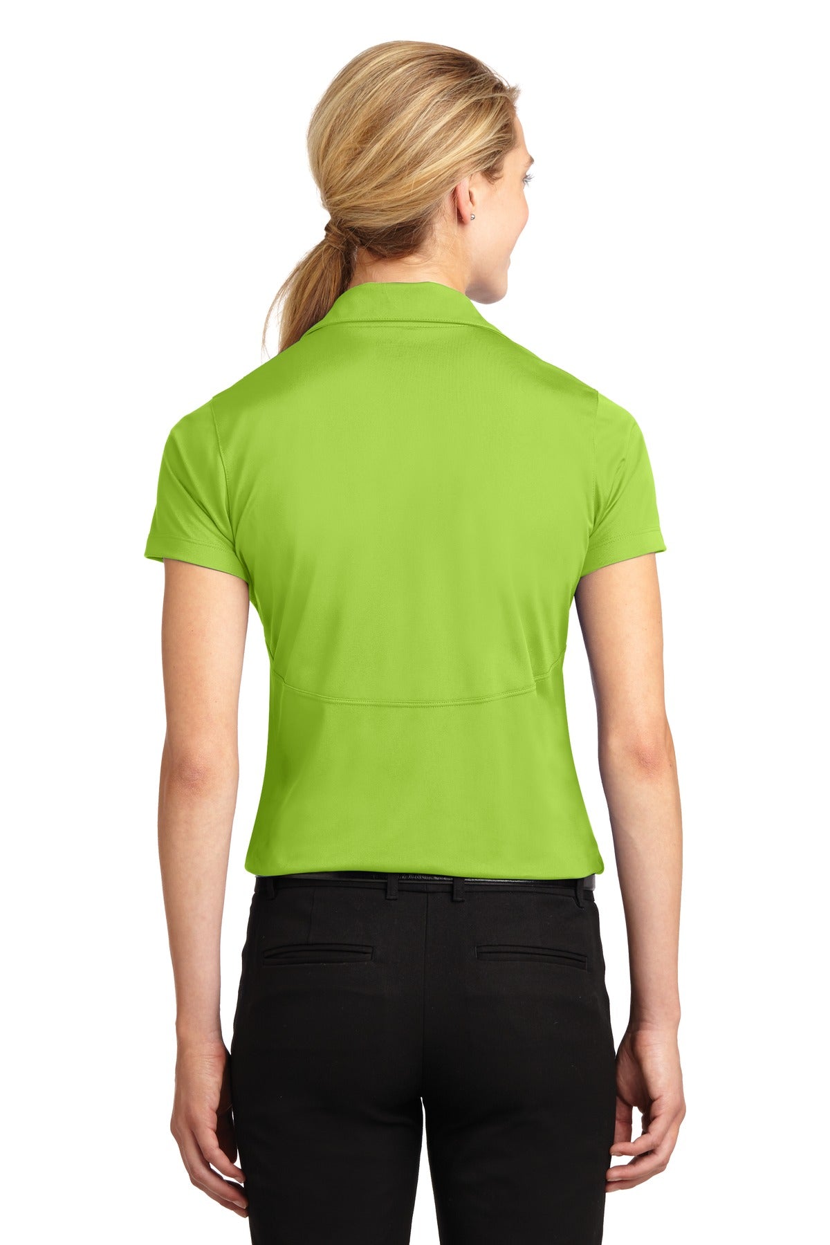Lime Shock Sport-Tek Women's Micropique Sport-Wick Polo. LST650