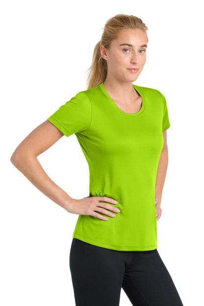 Lime Shock Sport-Tek Women's PosiCharge Competitor Tee. LST350