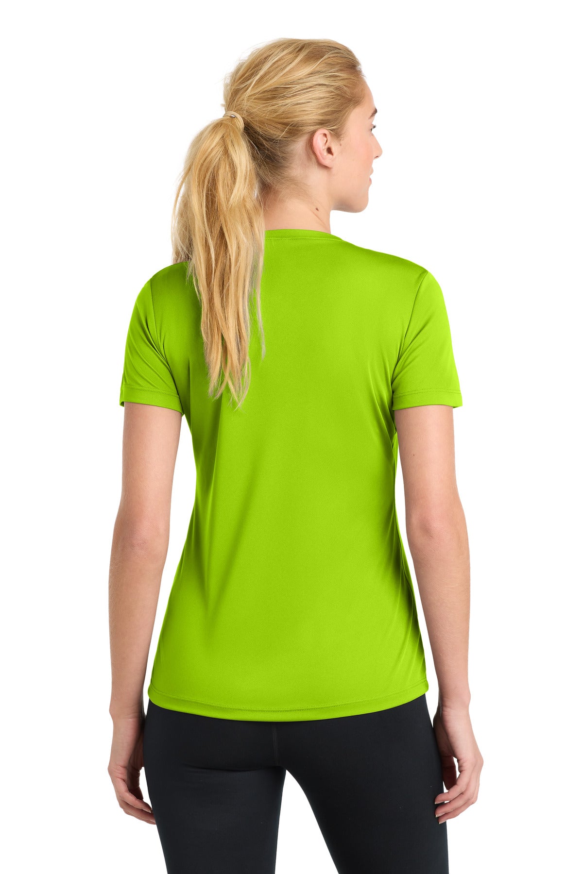 Lime Shock Sport-Tek Women's PosiCharge Competitor Tee. LST350