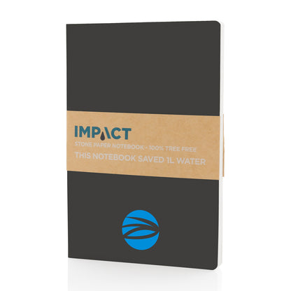 Black Impact Softcover Stone Paper Notebook A5