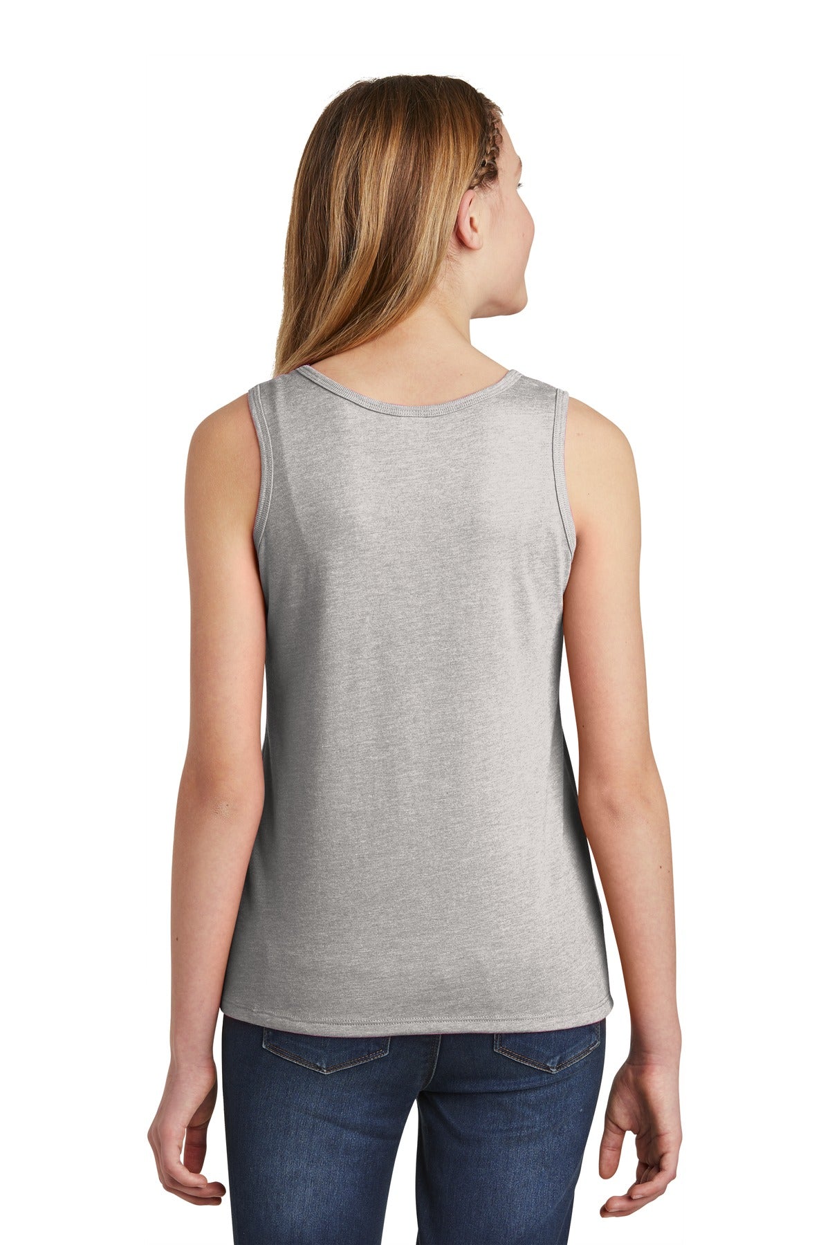 Lt Hthr Grey District Girls V.I.T. Tank DT6303YG