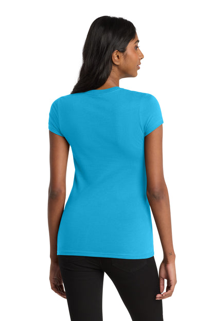 Lt Turquoise District Women's Fitted Very Important Tee . DT6001
