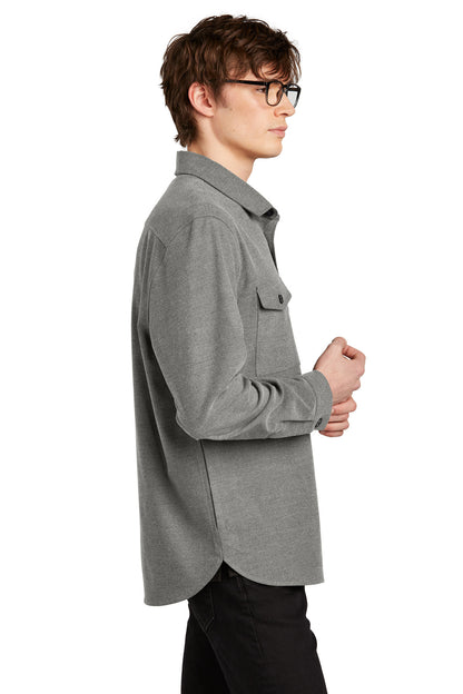 LtAnchrGyH Mercer+Mettle Long Sleeve Twill Overshirt MM2020
