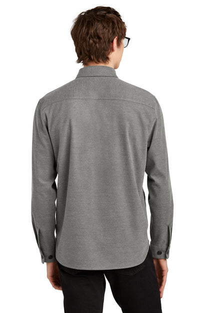 LtAnchrGyH Mercer+Mettle Long Sleeve Twill Overshirt MM2020
