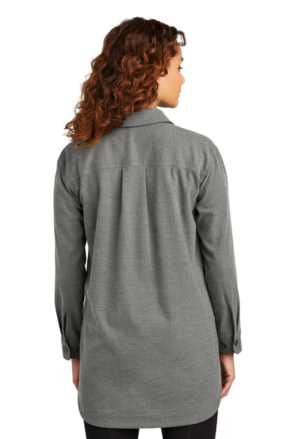 LtAnchrGyH Mercer+Mettle Women's Long Sleeve Twill Overshirt MM2021