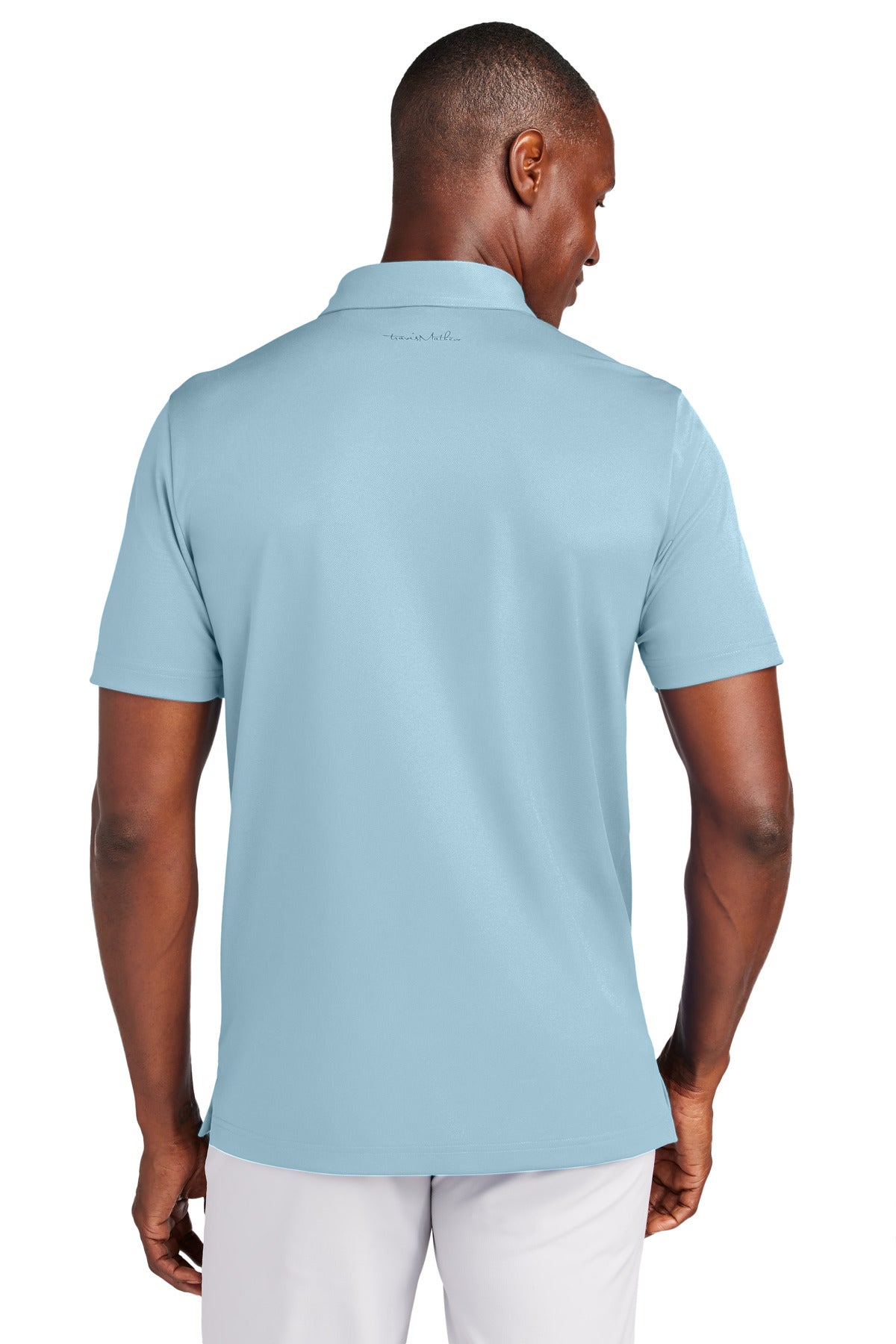 LtDenimBlu TravisMathew Cabana Solid Polo TM1MAA370