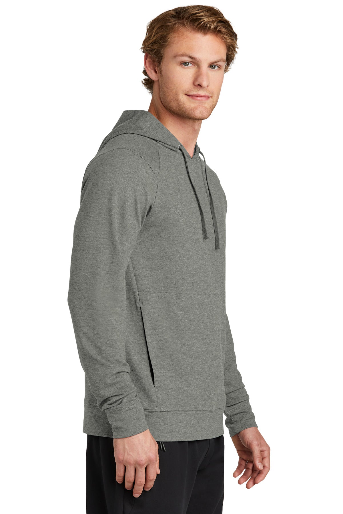 LtGreyHt Sport-Tek Sport-Wick Flex Fleece Pullover Hoodie ST562