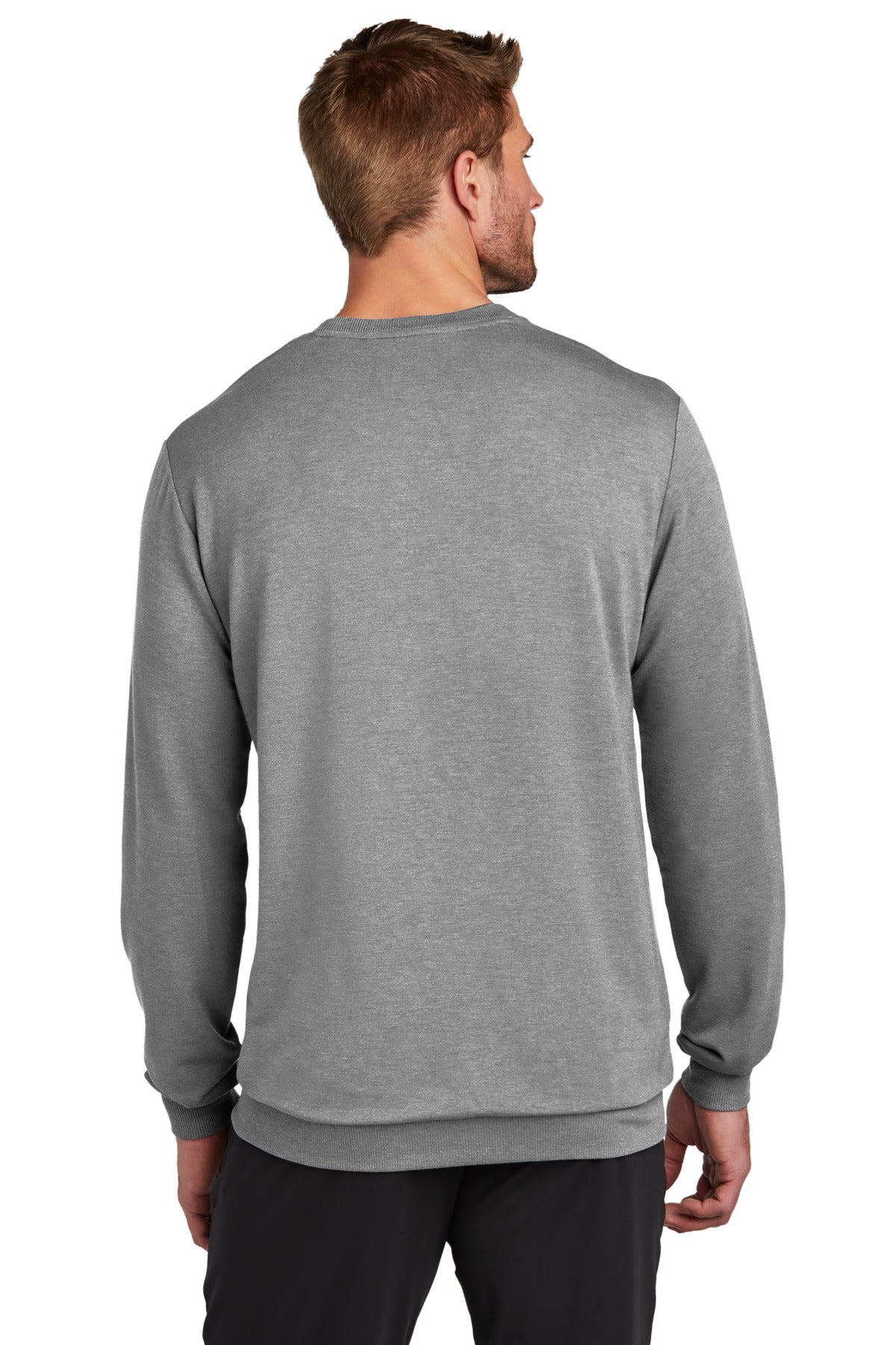 LtGreyHt TravisMathew Long Weekend Crew TM1MZ342