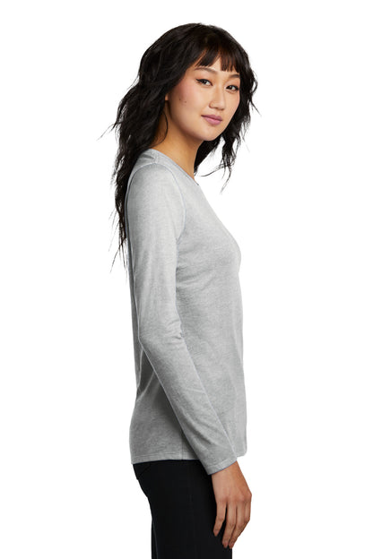 LtHtGry District Women's Perfect Blend CVC Long Sleeve Tee DT110